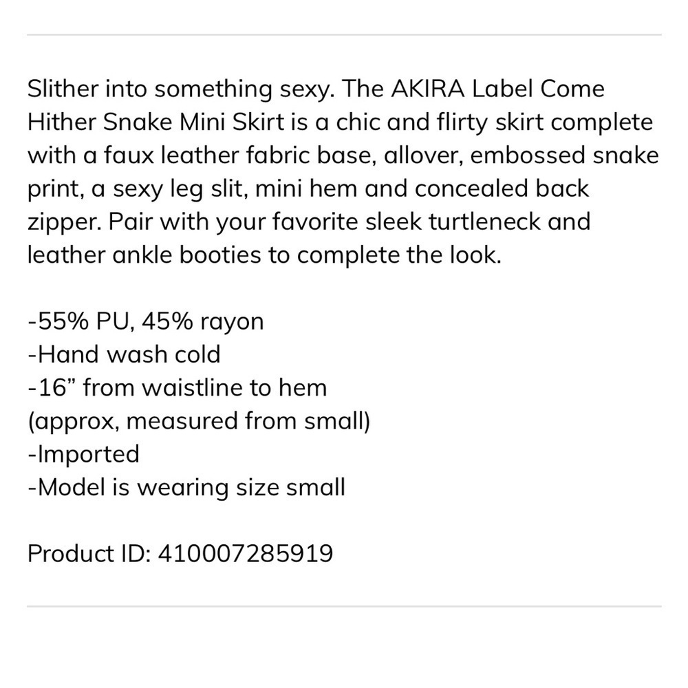 Women's Pink Snake-Print Mini Skirt - Picture 5 of 8